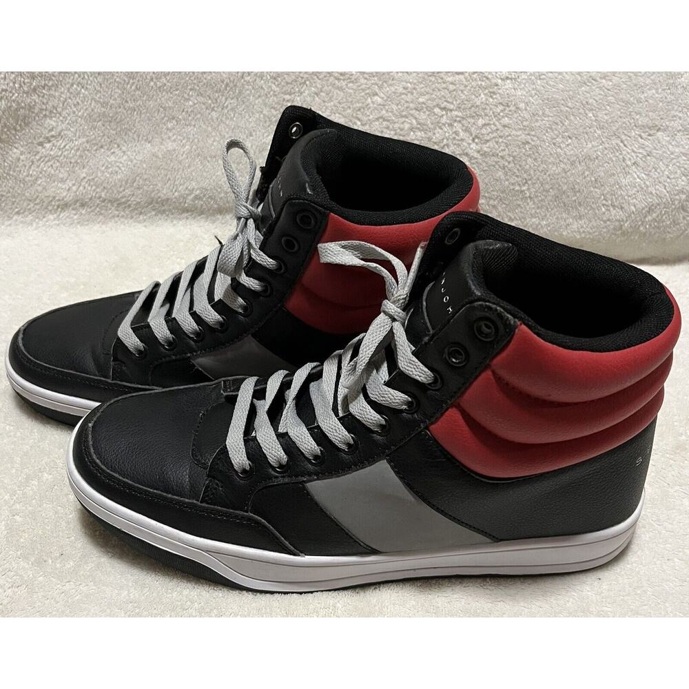 Sean John Hardliner Dagger Black Red Shoes Men’s 8.5